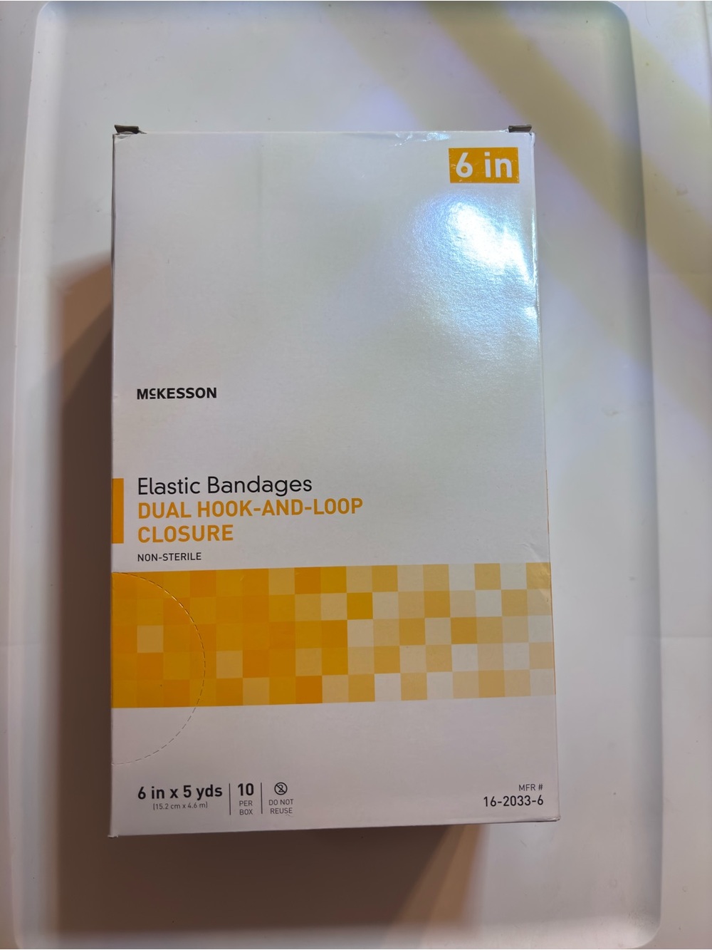 McKesson Knit Bandage Beige NonSterile 6" x 5 Yd 10 Ct